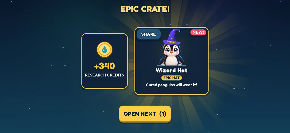 An epic supply crate reveals the Wizard Hat